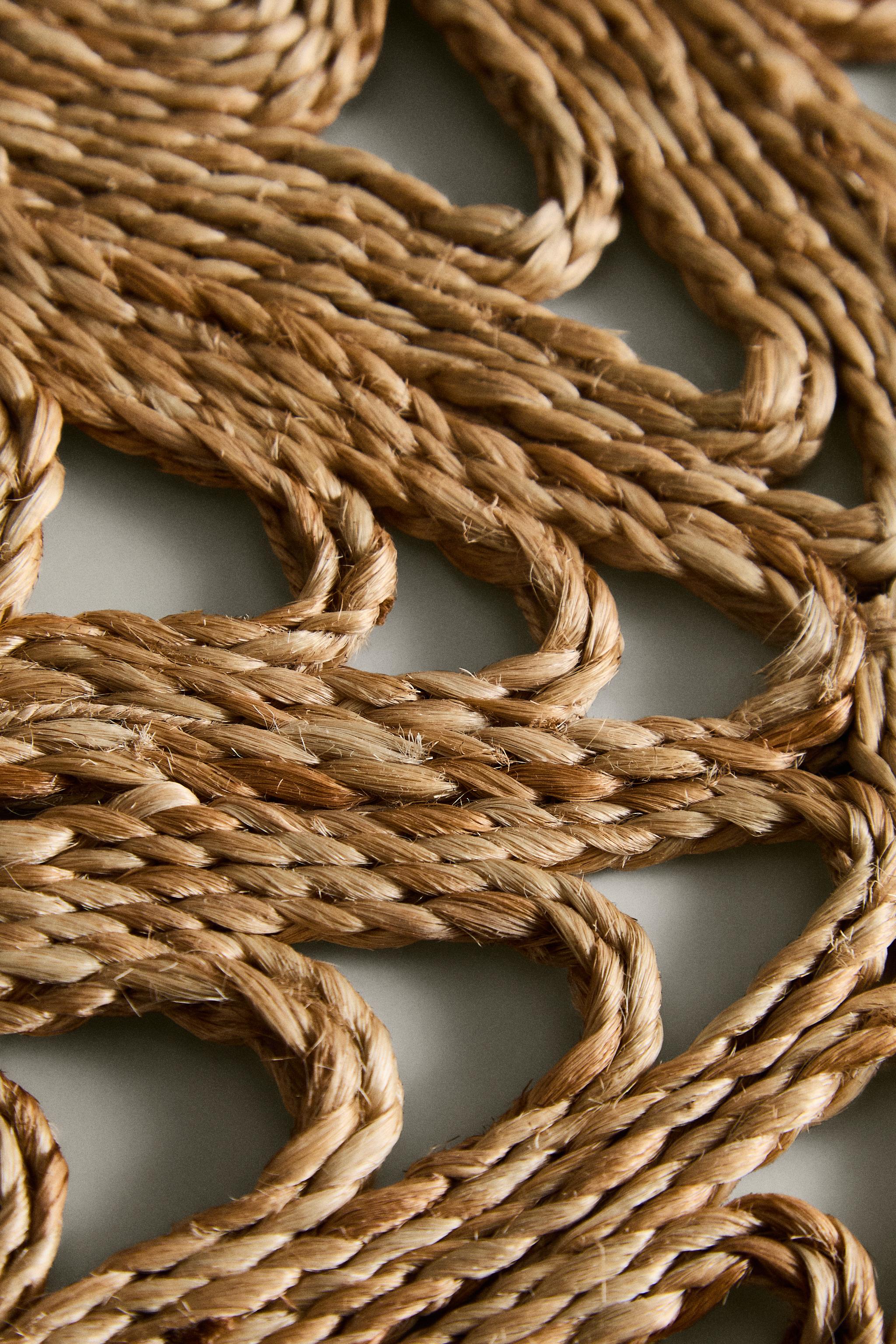 SET DE TABLE JUTE FLEUR
